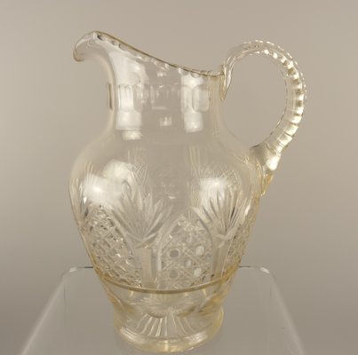 Large Empire Water Carafe in Crystal, France, 1800s-KDB-1751996