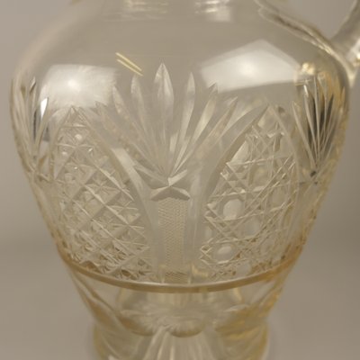 Large Empire Water Carafe in Crystal, France, 1800s-KDB-1751996