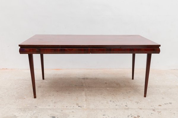 Large Extendable Dining Table by Paolo Buffa, Italy, 1950s-KL-1300460