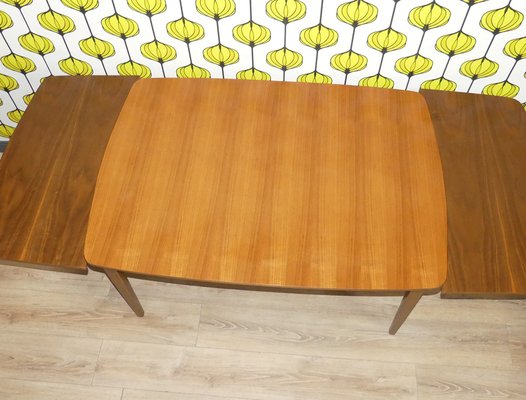 Large Extendable Dining Table in Walnut, 1960s-AFE-1799461