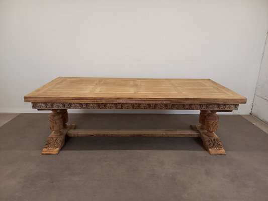 Large Extending Monastery Table, 1950s-TUK-2033758