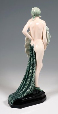 Large Fan Lady Figurine by Stephan Dacon, 1930-EMT-1750669