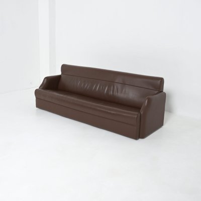 Large Farnese Sofa in Leather by Luigi Caccia Domination for Gavina, 1990s-VT-1446720