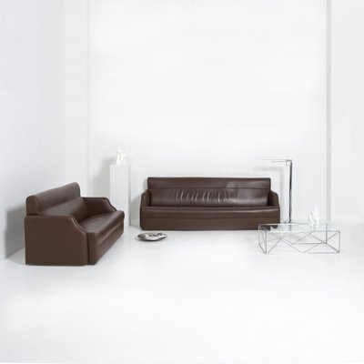 Large Farnese Sofa in Leather by Luigi Caccia Domination for Gavina, 1990s-VT-1446720