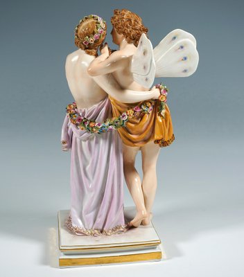 Large Figurine Group by C.G. Juechtzer for Meissen Porcelain, 1860-EMT-1750672