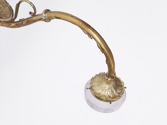 Large Fire-Gowned Wall Lamp, 1900s-TW-1411008