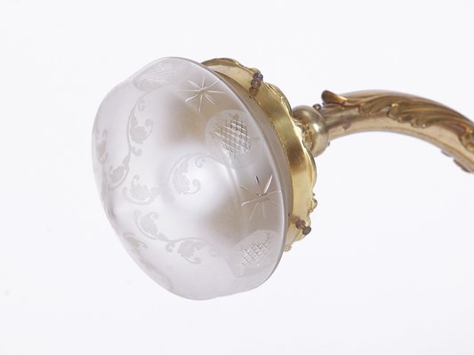 Large Fire-Gowned Wall Lamp, 1900s-TW-1411008