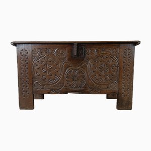 Large Flemish Oak Chest, 1700-IRH-1819290