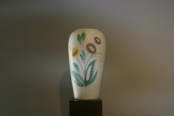 Large Floral Ceramic Vase-TEP-1234802