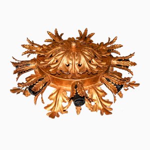 Large Florentine Chandelier attributed to Banci Firenze, Italy, 1960s-ZA-1426129