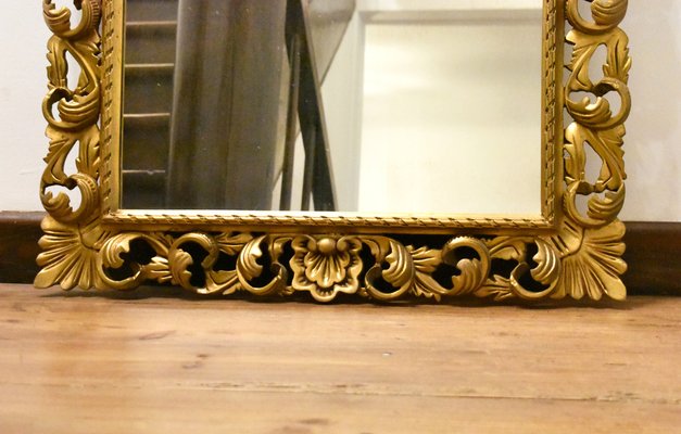 Large Florentine Giltwood Wall Mirror, 1930s-CTD-1752521