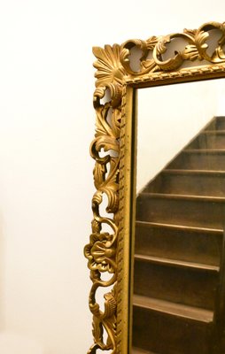 Large Florentine Giltwood Wall Mirror, 1930s-CTD-1752521