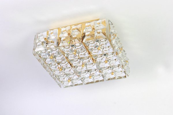 Large Flush Mount Crystal Light Fixture by Kinkeldey, Germany-UGR-1086268