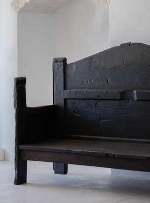 Large Folk Art Bench, 18th Century-PPI-2021415