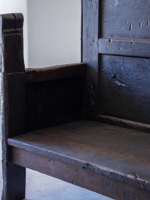 Large Folk Art Bench, 18th Century-PPI-2021415