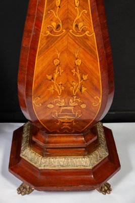 Large French 19th Century Marquetry Inlaid Pedestals, Set of 2-MBH-1032014