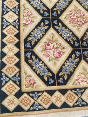 Large French Aubusson Knotted Rug-YMM-1195076