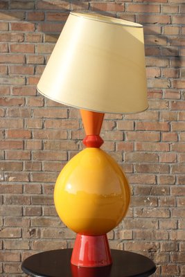 Large French Ceramic Table Lamp from Lampes d""Albret, 1990s-XIJ-792824