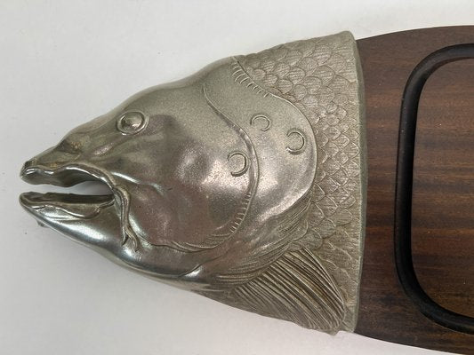 Large French Fish Chopping Board, 1980s-WZZ-1636424