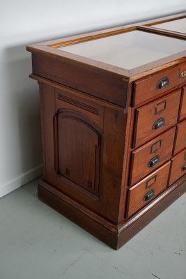 Large French Parisian Pitch Pine Bijouterie Shop Counter / Cabinet, 1930s-XO-1784673