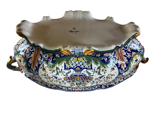 Large French Planter Decor Rouen, 1900s-EUT-1807310