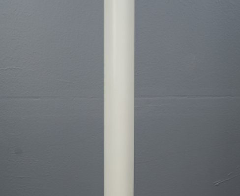 Large Futuristic German Mouth-Blown Frosted Glass Floor Lamp from Limburg, 1960s-VLO-1167869