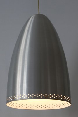 Large German Aluminium Pendant Lamp, 1970s-WPT-548197