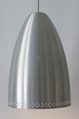 Large German Aluminium Pendant Lamp, 1970s-WPT-548197