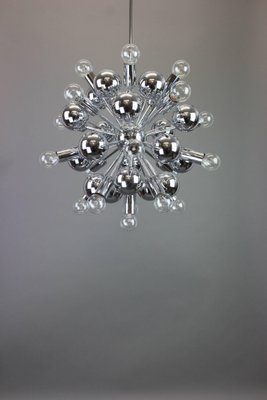 Large German Chrome Space Age Sputnik Chandelier by Cosack, 1970s-UGR-1085560