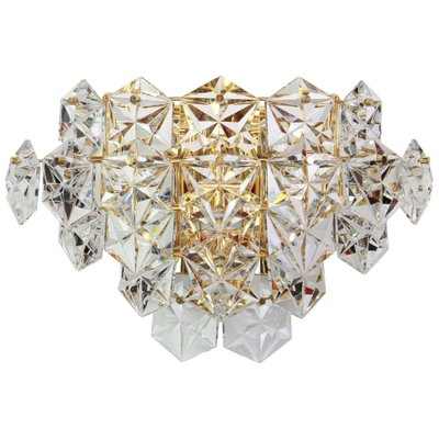 Large German Crystal Sconce by Kinkeldey, 1970s-UGR-1085495