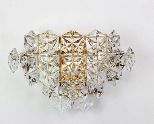 Large German Crystal Sconce by Kinkeldey, 1970s-UGR-1085495