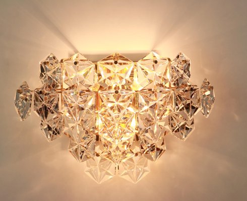 Large German Crystal Sconce by Kinkeldey, 1970s-UGR-1085495