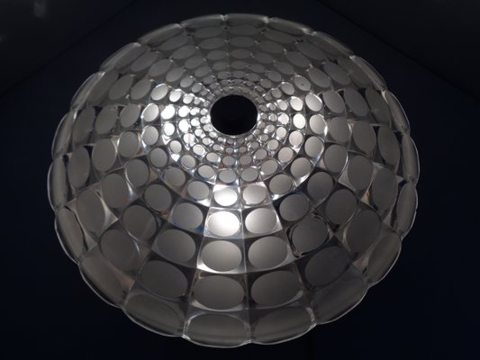 Large German Glass Ceiling Lights, Set of 2, 1960s-RDW-1080459