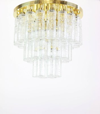 Large German Limburg Glass Chandelier, 1960s-UGR-1085542