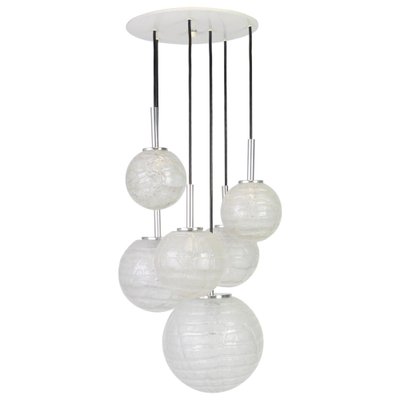 Large German Murano Glass Cascading Chandelier by Doria, 1970s-UGR-1085576