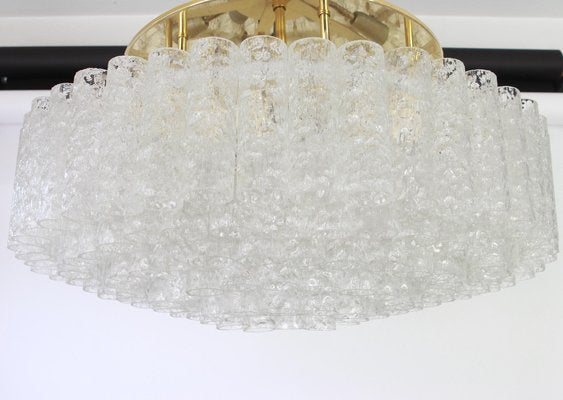 Large German Murano Glass Tubes Chandelier by Doria, 1960s-UGR-1085592