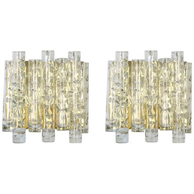 Large German Murano Glass Wall Sconces from Doria, 1960s, Set of 2-UGR-1086177