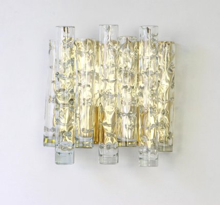 Large German Murano Glass Wall Sconces from Doria, 1960s, Set of 2-UGR-1086062