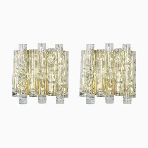 Large German Murano Glass Wall Sconces from Doria, 1960s, Set of 2-UGR-1086177