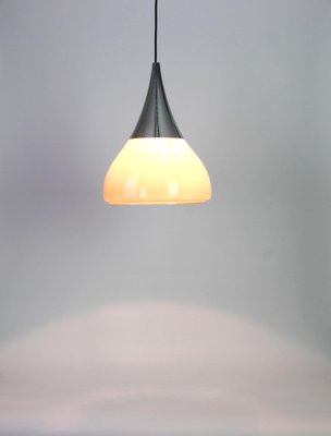 Large German Opaline Glass Pendant from Limburg, 1970s-UGR-1085620