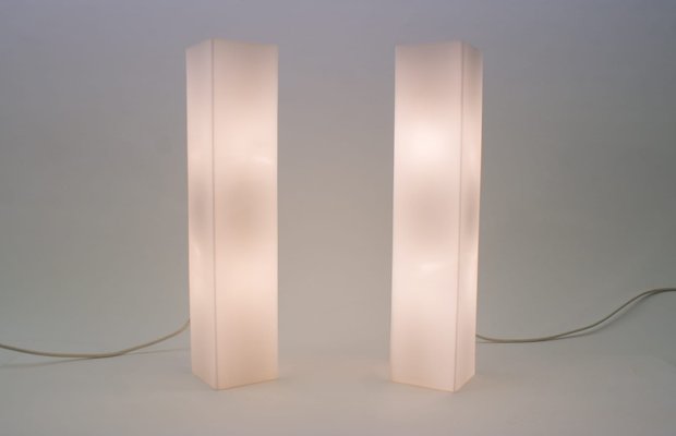 Large German Opaline Glass Sconces from Staff , 1960s, Set of 2-KQB-582189