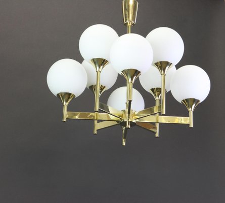 Large German Sputnik Chandelier by Kaiser, 1970s-UGR-1085498