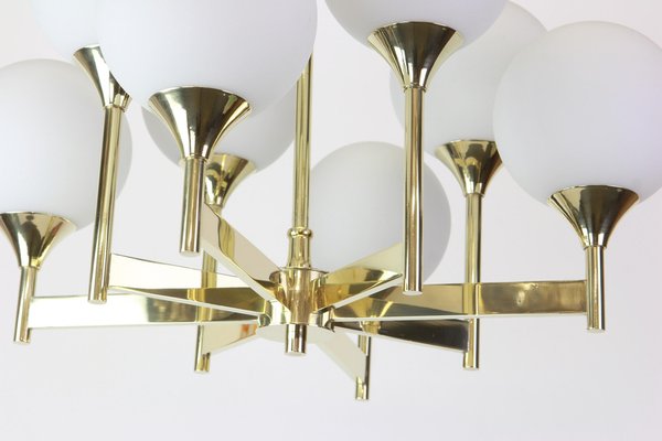 Large German Sputnik Chandelier by Kaiser, 1970s-UGR-1085498