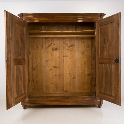 Large German Wardrobe in Walnut Wood-WZF-1385657