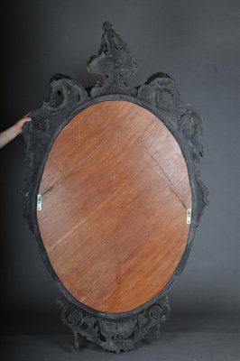 Large Gilded Wall Mirror in Style of F. Linke, Paris-FLW-1401770