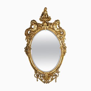 Large Gilded Wall Mirror in Style of F. Linke, Paris-FLW-1401770