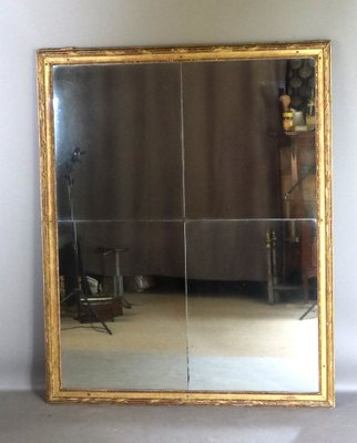 Large Gilded Wood Mirror, Late 18th Century-Early 19th Century-WSV-1749823