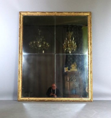 Large Gilded Wood Mirror, Late 18th Century-Early 19th Century-WSV-1749823