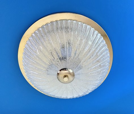 Large Glass Ceiling Light from Honsel, 1960s-GUT-2033804