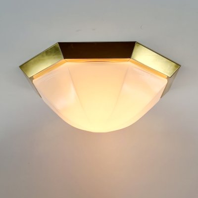 Large Glass Ceiling Light or Flush Mount from Limburg, Germany, 1970s-BMM-1257176